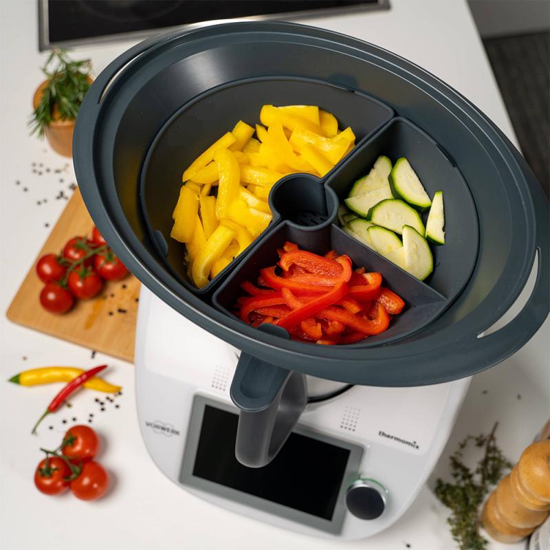 Разделитель для приготовления пищи, пищевой силикон, совместимый для Vorwerk Thermomix Tm31/tm5/tm6 чёрный