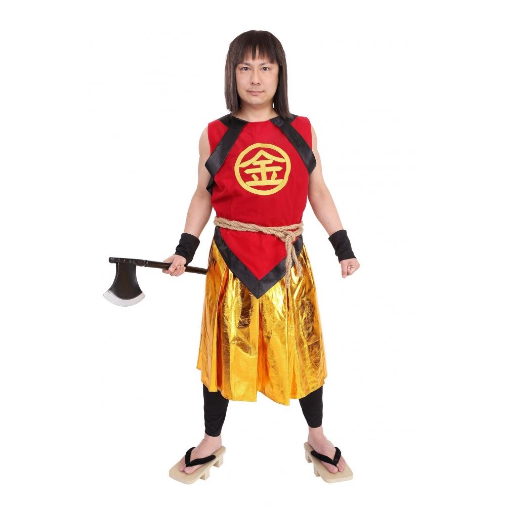 Костюм в японском стиле Party City для косплея Kintaro-kun, мужской, красно-золотой