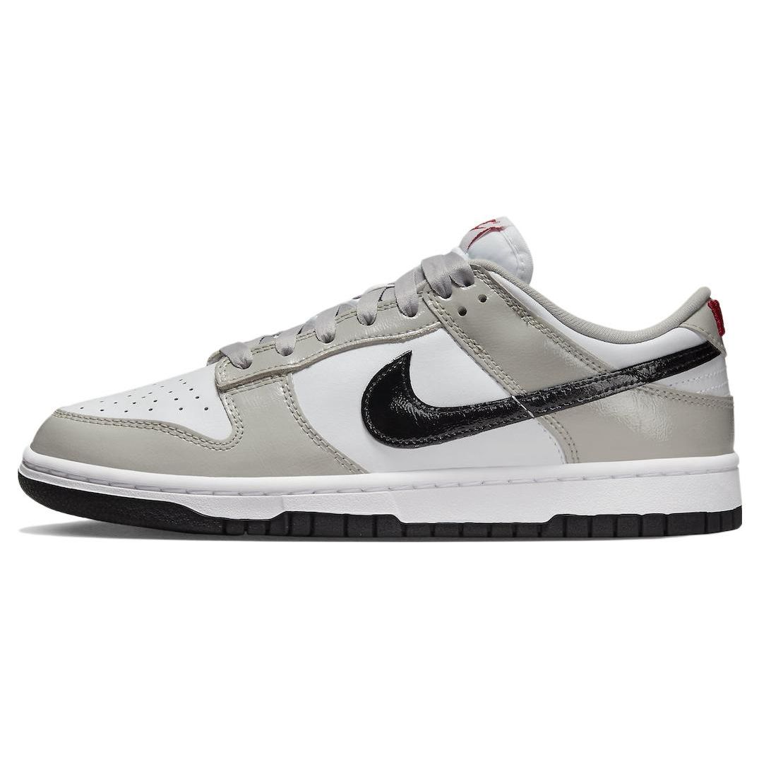 Nike Dunk Low Light Iron Ore Черные женские кроссовки Серо-Белый университетский красный DQ7576-001 35.5