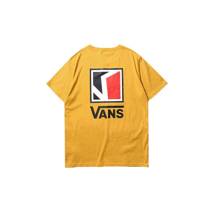 Футболка унисекс с коротким рукавом с логотипом Vans Classic Желтый VN0A4P4G50X M