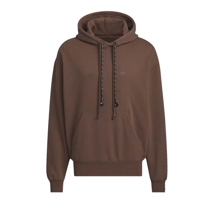 Коричневые топы унисекс с капюшоном adidas x Song for the Mute IY9519 L