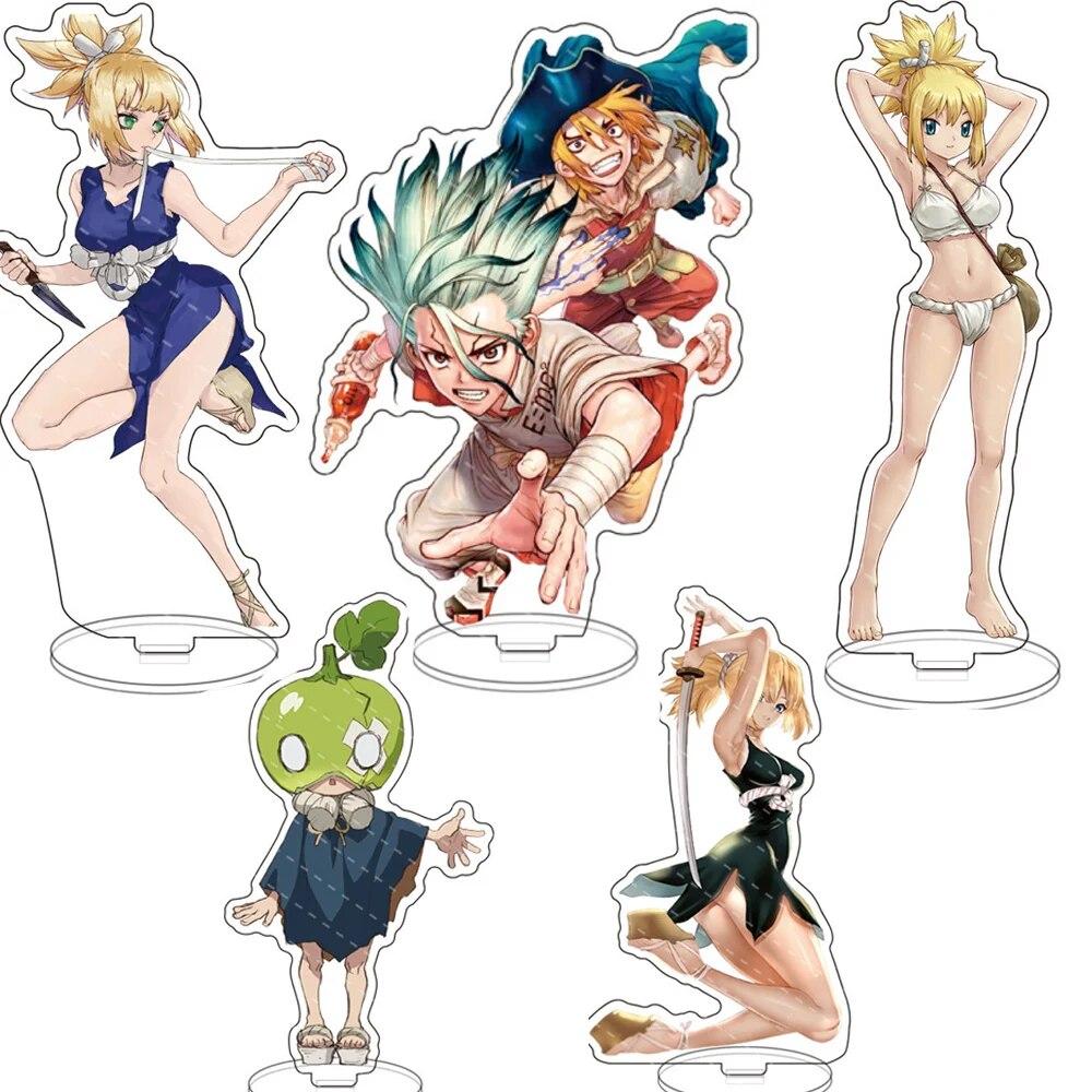 Акриловый держатель Dr.stone для мультяшной игры, игра Ishigami Senkuu из ПВХ в виде настольной подставки, подарочный набор для косплея для красоты 2