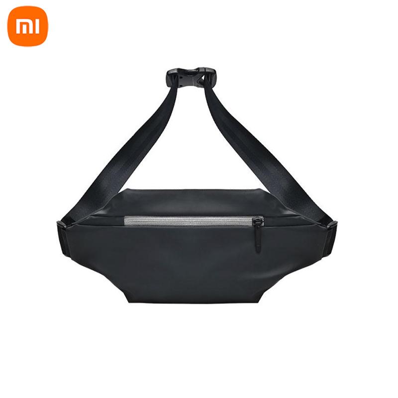 Сумки на пояс Модная многофункциональная спортивная нагрудная сумка Xiaomi для отдыха, поясная сумка, крутая уличная сумка на плечо, поясная сумка, водонепроницаемая сумка чёрный