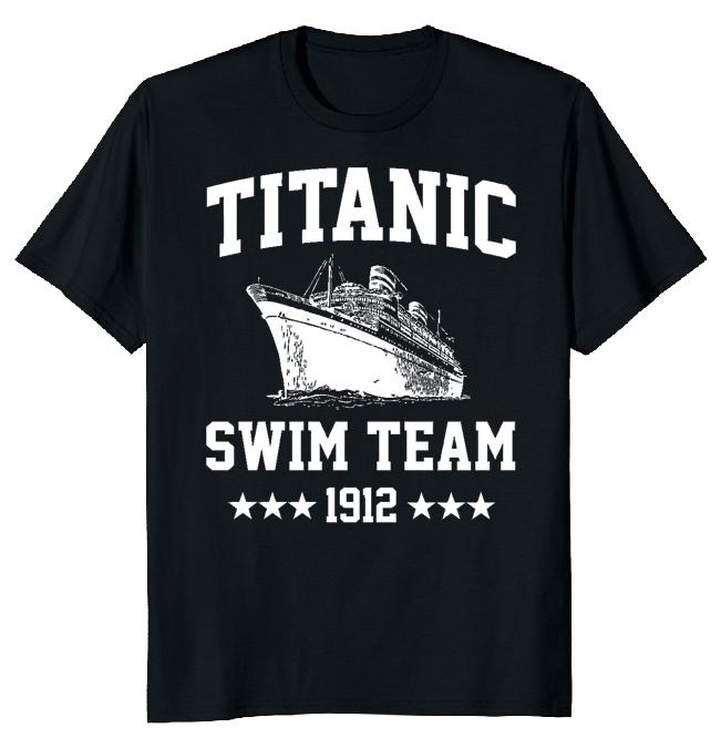 Футболка унисекс Titanic Swim Team 1912 Dad S