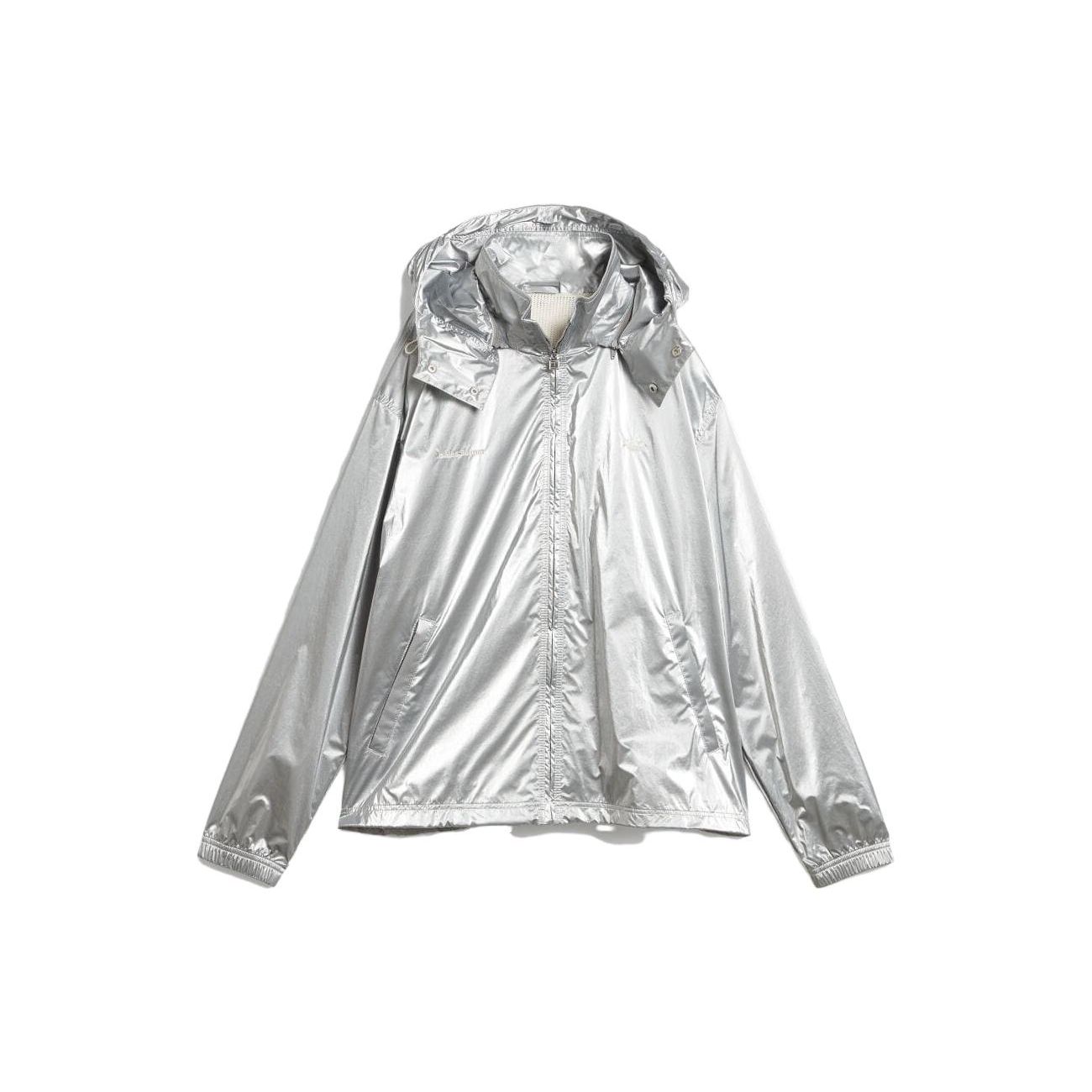 Куртка-анорак adidas x Wales Bonner Silver, серебристая верхняя одежда унисекс IB3254 XS