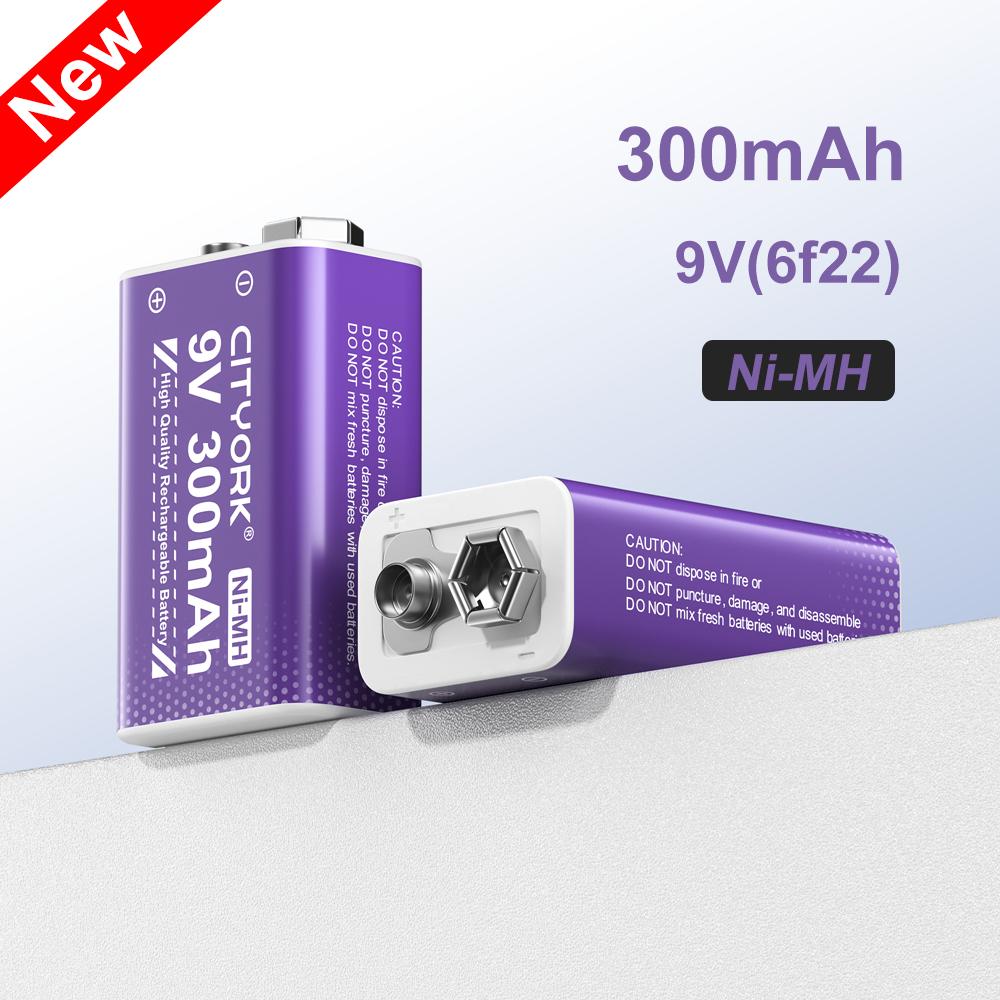 PALO Новый 100% оригинальный аккумулятор 9 В Ni-MH 300 мАч 6f22 9 В аккумулятор 9 В аккумулятор 9 В 6f22 для игрушек 2PCS