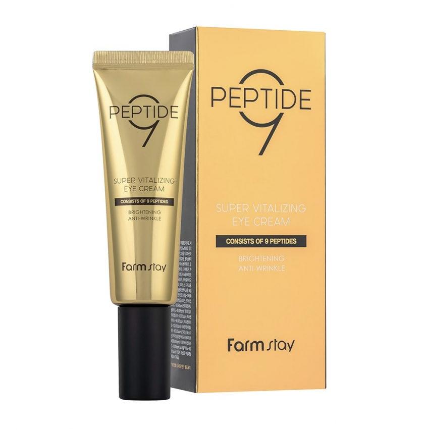 Кремы для глаз FARM STAY Peptide9 Super Vitalizing Крем для кожи вокруг глаз 50 мл (3 варианта) 1pcs