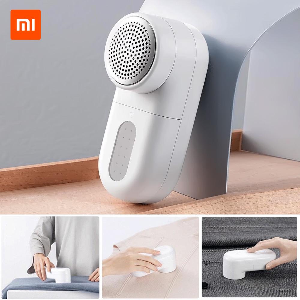   Joom Xiaomi Mijia Средство для удаления ворса USB-зарядка 90 минут Выносливость 0,35 мм Нож Маленькая щетка Защита ткани белый