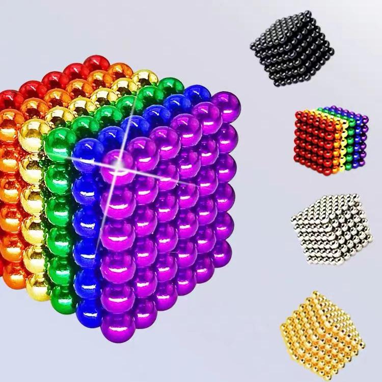 3 мм 216 шт. DIY магнитные шарики Волшебный магнитный куб Buckyballs Дети играют в мозговые штурмы, головоломки, строительные настольные игрушки