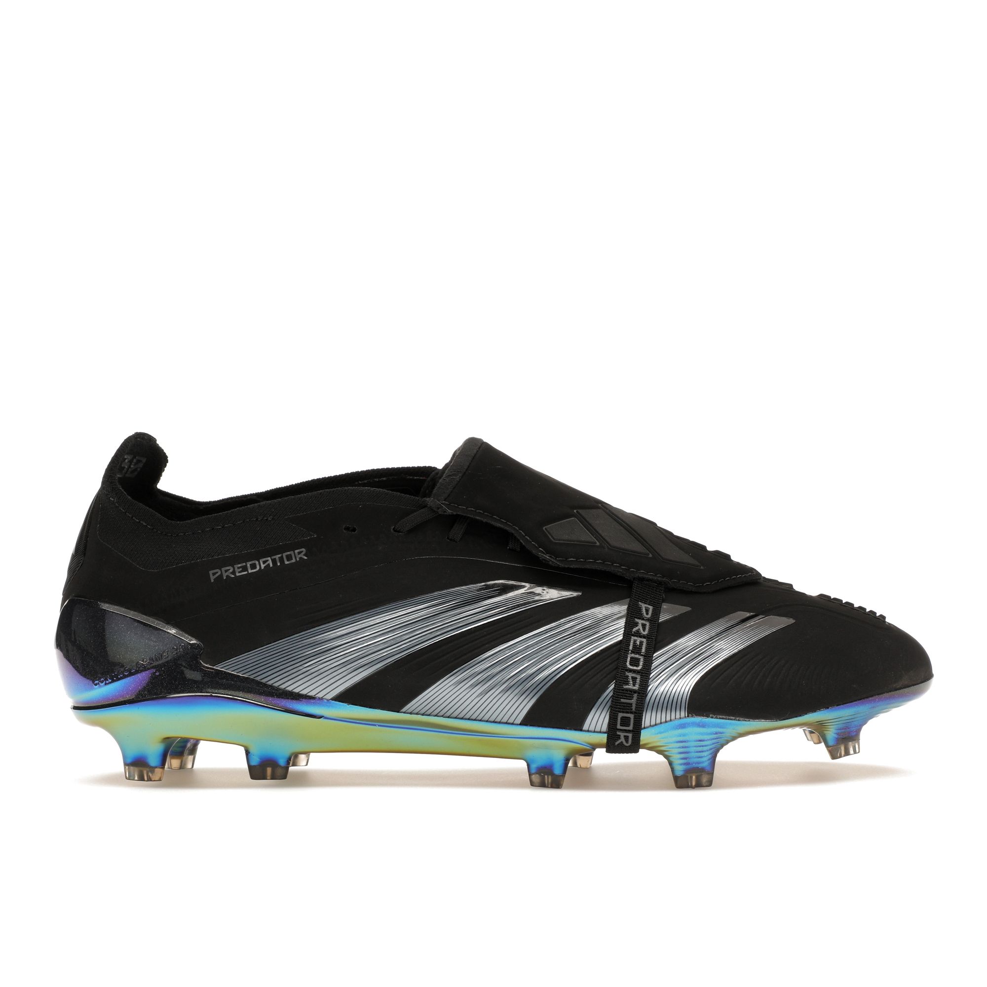 Футбольные бутсы Кроссовки унисекс adidas Predator 24 Elite FG Base Black Pack Core-Black Carbon IE1810 40