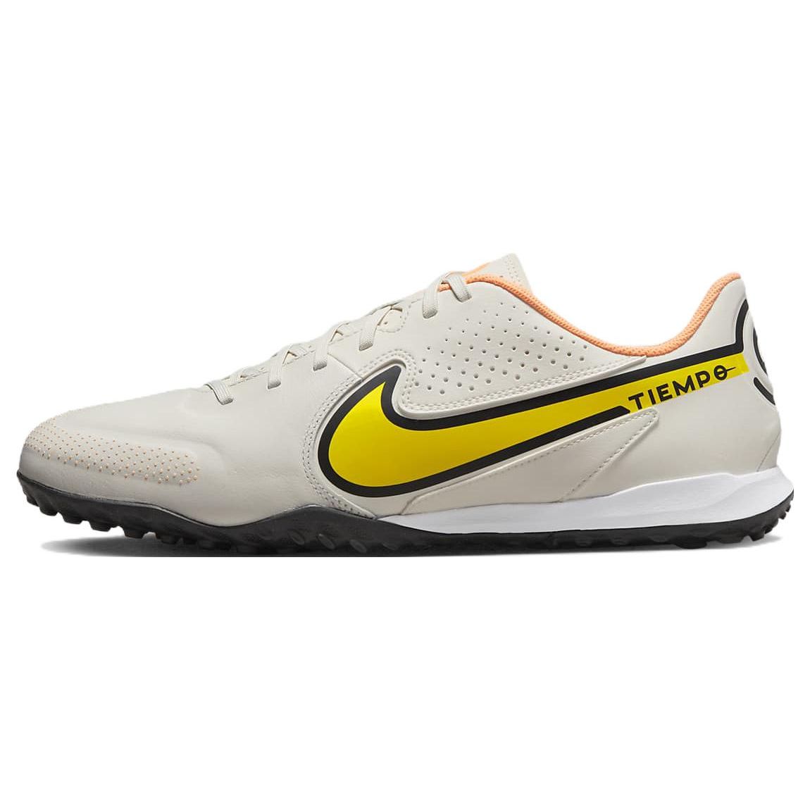 Кроссовки унисекс Nike Tiempo Legend 9 Academy TF Phantom Yellow Strike White Sunset-Glow DA1191-002 44.5