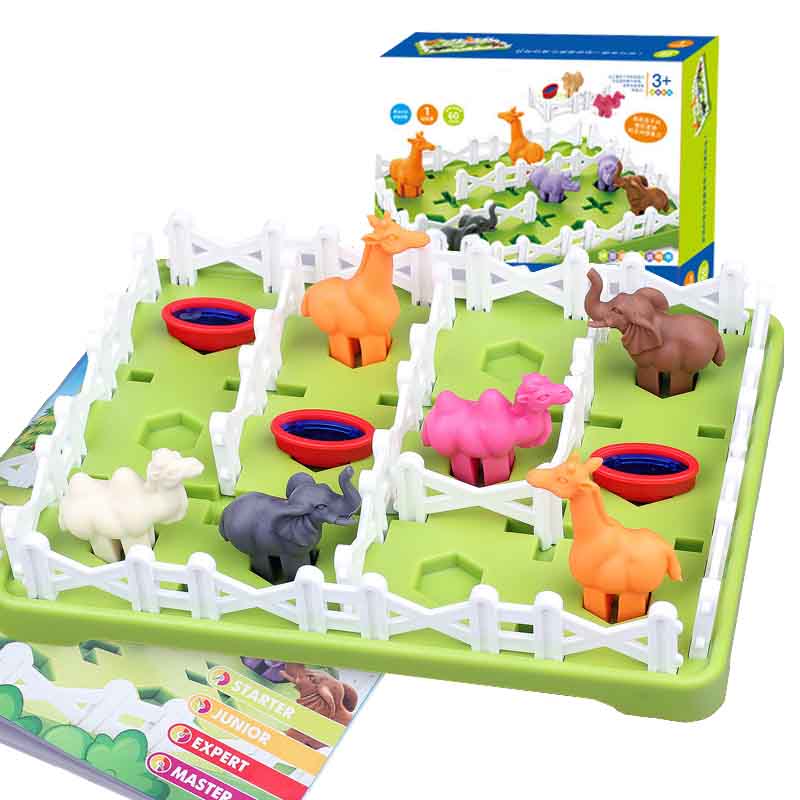 Детская 3d игрушка-головоломка, логическая игра, ферма, животное, тренировка мозга, многопользовательская интерактивная настольная игра, развивающие игрушки для детей