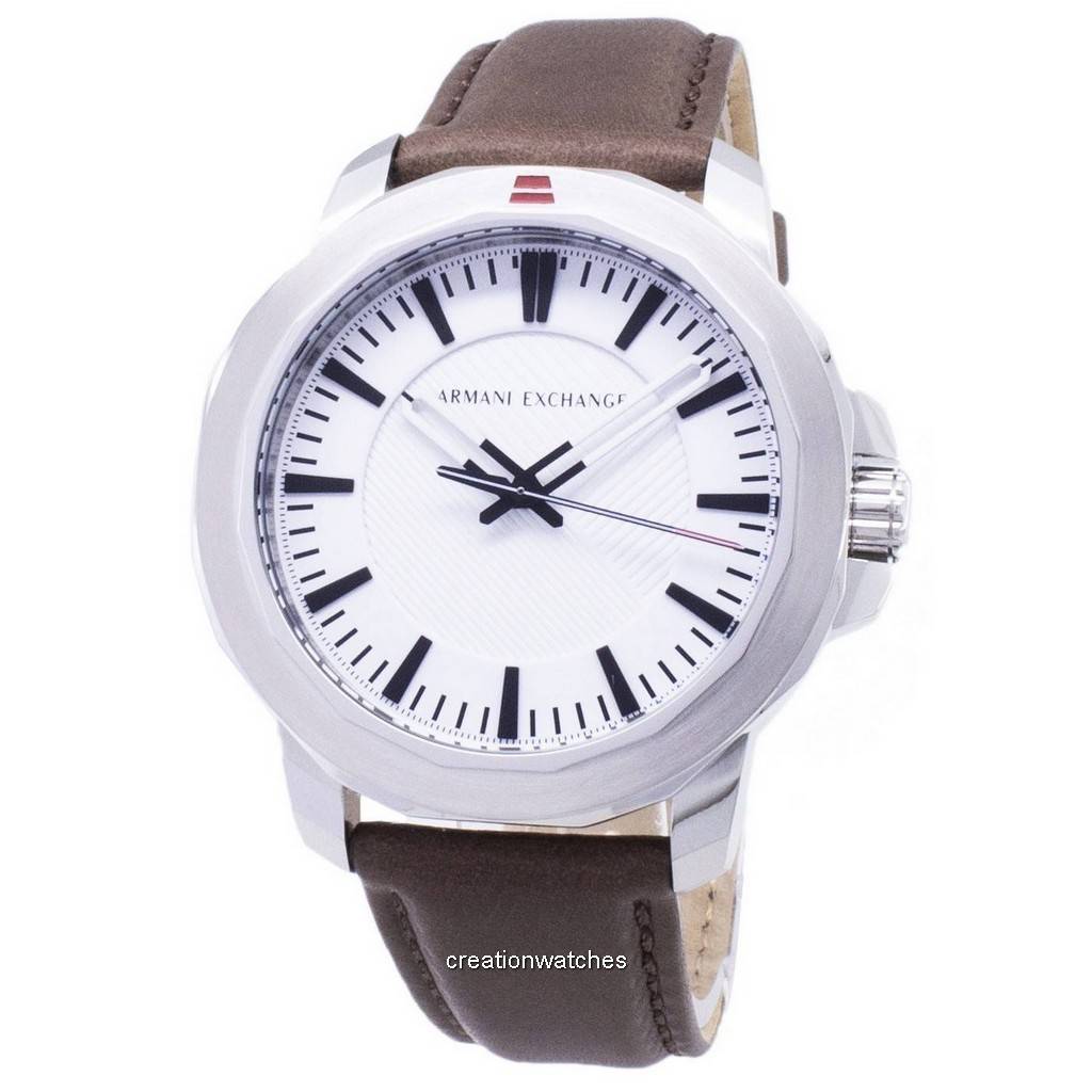 Брендовые часы Мужские часы Armani Exchange Quartz AX1903 белый