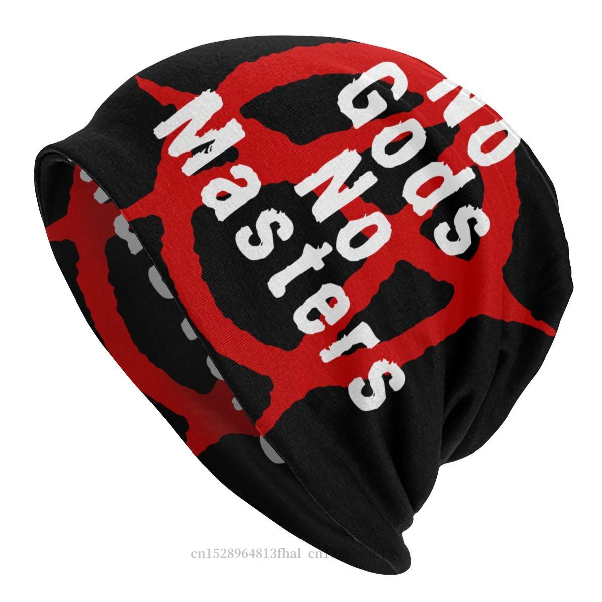 No Gods No Masters Bonnet Homme Модная тонкая шляпа Sons Of Anarchy TV Skullies Шапочки Шапки для женщин унисекс Новинка тканевые шапки One Size