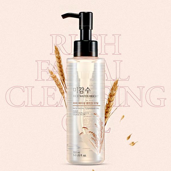 The Face Shop Rice Water Bright Rich Очищающее масло для лица 150 мл (3 варианта) 1PCS