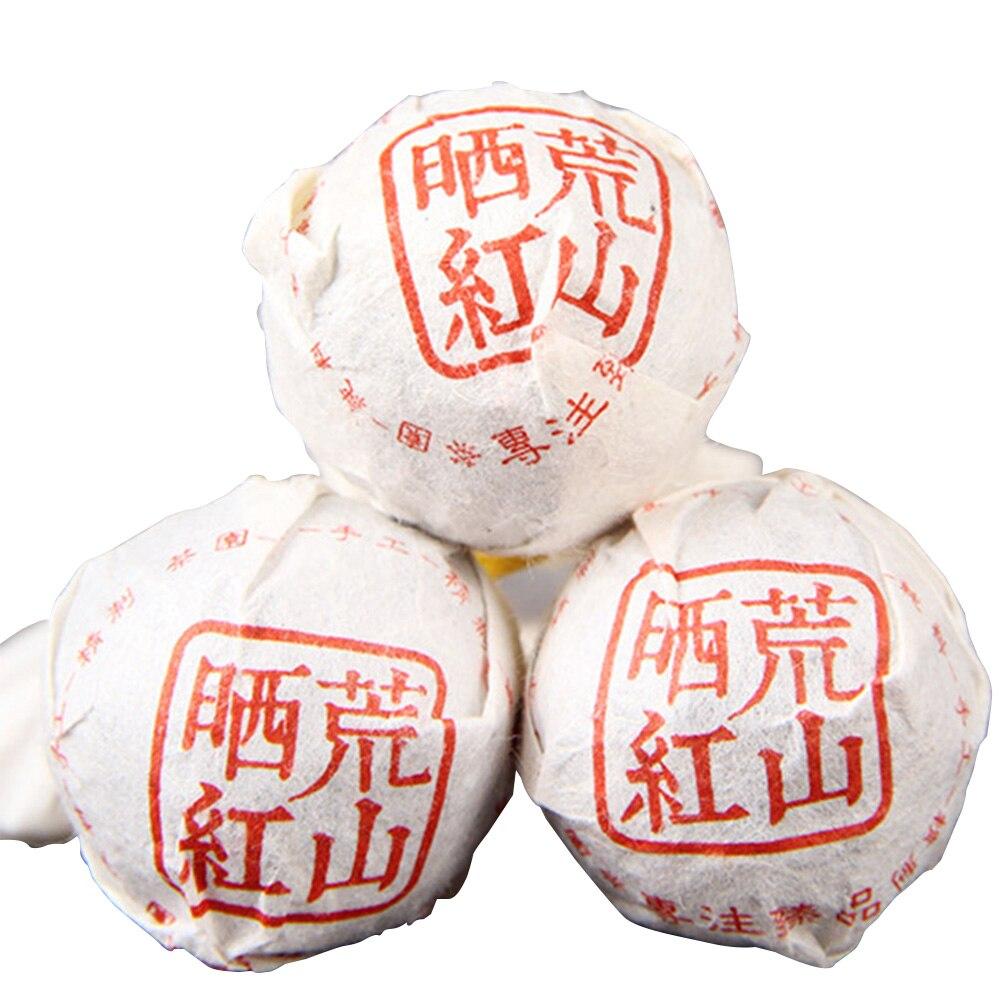 Юньнаньский черный чай  Barren Mountain Shai Hong  Luzhou Type Dianhong Dragon Pearl Черный чай Туоча 100г