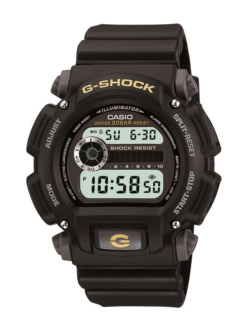 CASIO G-SHOCK Casio G-Shock G-Shock DW-9052-1B Часы Overseas Модель Черный x Желтый [Часы] Реимпортированный продукт