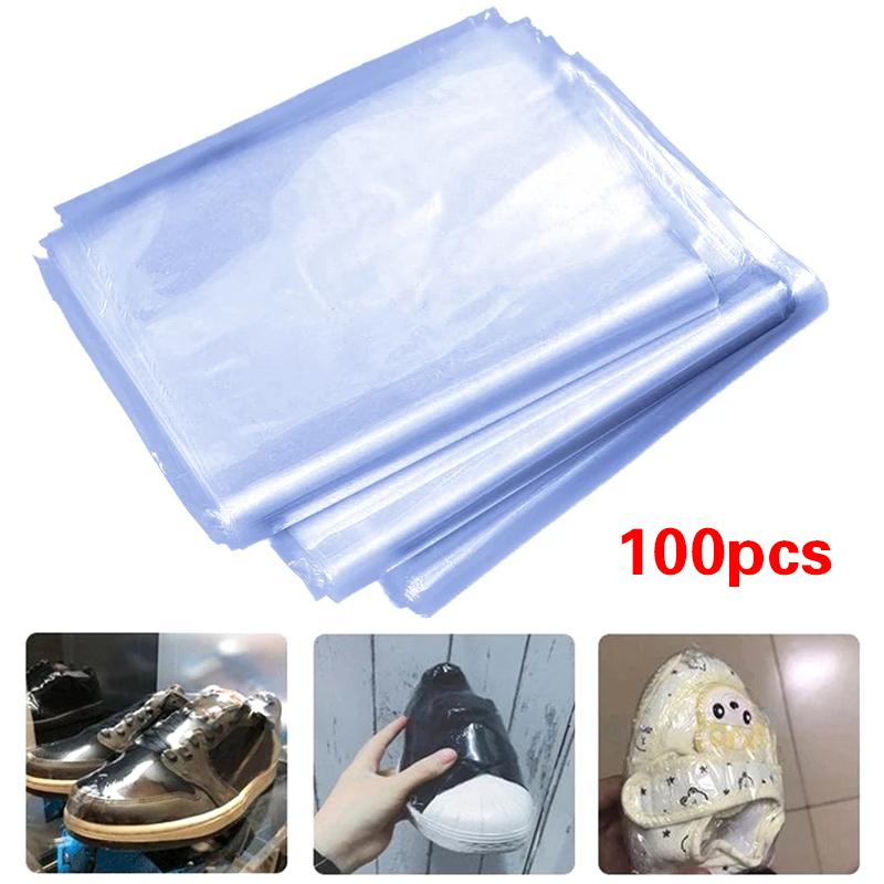 100 шт. DIY уплотнение с плоским ртом, ПВХ термоусадочная пленка, сумка, термоусадочная пленка для воздуходувки 10x15cm