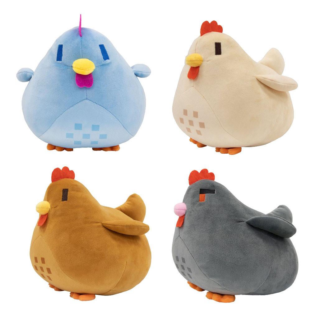 Периферийное игровое устройство Stardew Valley Chicken Четырехцветные плюшевые игрушки 20 cm синий