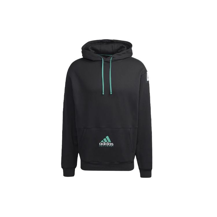 Мужская толстовка с вышитым трилистником Adidas Originals, черная HG8090 XS