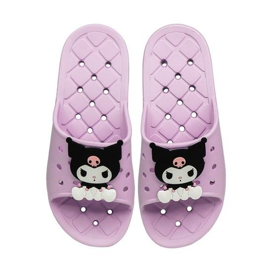 Туфли для ванной Lilpang Sanrio Kuromi All-in-One EVA Adult, популярный персонаж в Корее