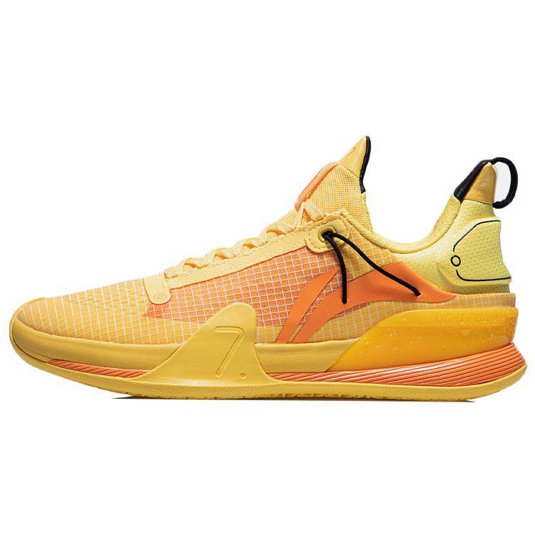 Баскетбольные кроссовки Li Ning Flash 7 Premium Shock Absorbing Non-Slip Wear-Stick-Now-Top для мужчин, желтые ABAR017-2 40⅓