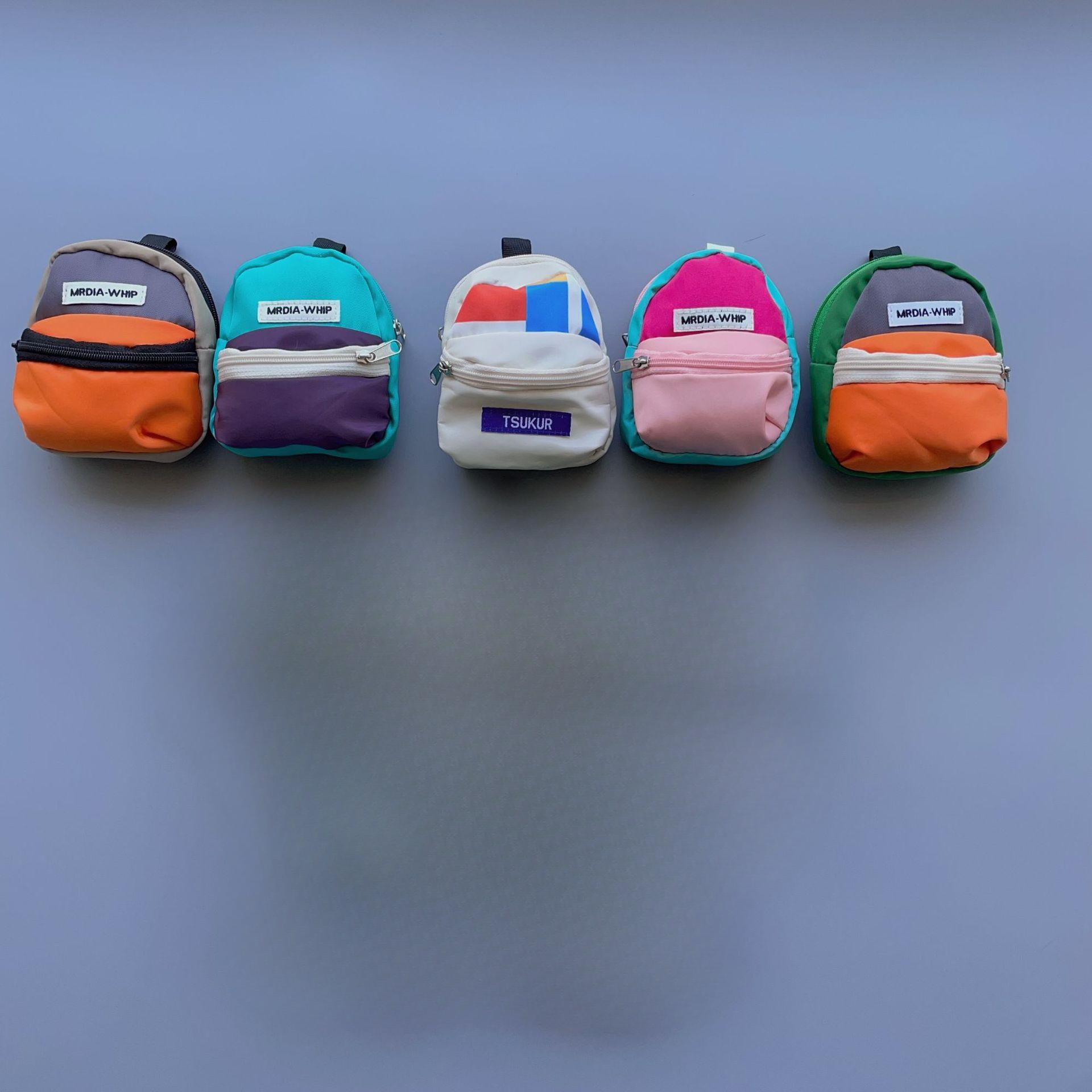 Красочный детский кошелек на молнии с наушниками для монет Kawaii Mini Backpack сумка для хранения аксессуаров Key Phone Organizer Подвеска