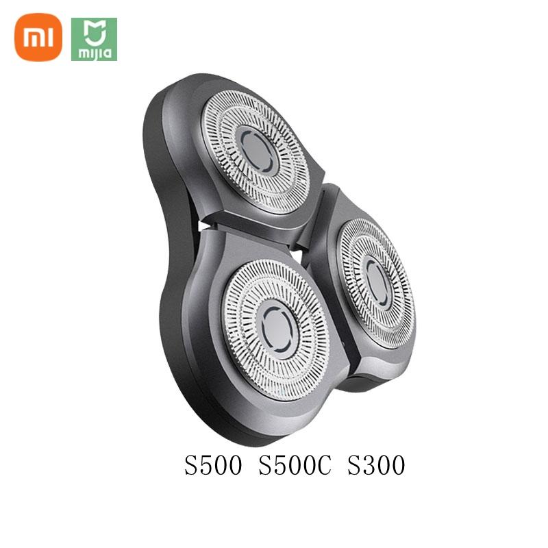 Электрическая бритвенная головка Xiaomi для сухого и влажного бритья, триммер для бороды, сменное лезвие для бритвы Mijia S500 S500C S300