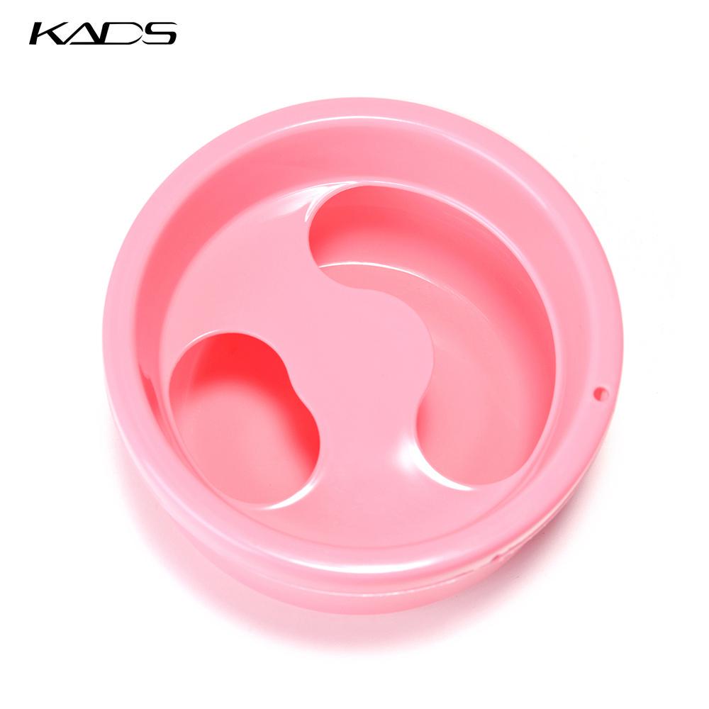 KADS Nail Art Средство для мытья рук, миска для замачивания, спа-ванна для маникюра, круглая чаша, инструмент, лоток для удаления кутикулы, гель для снятия акрилового лака