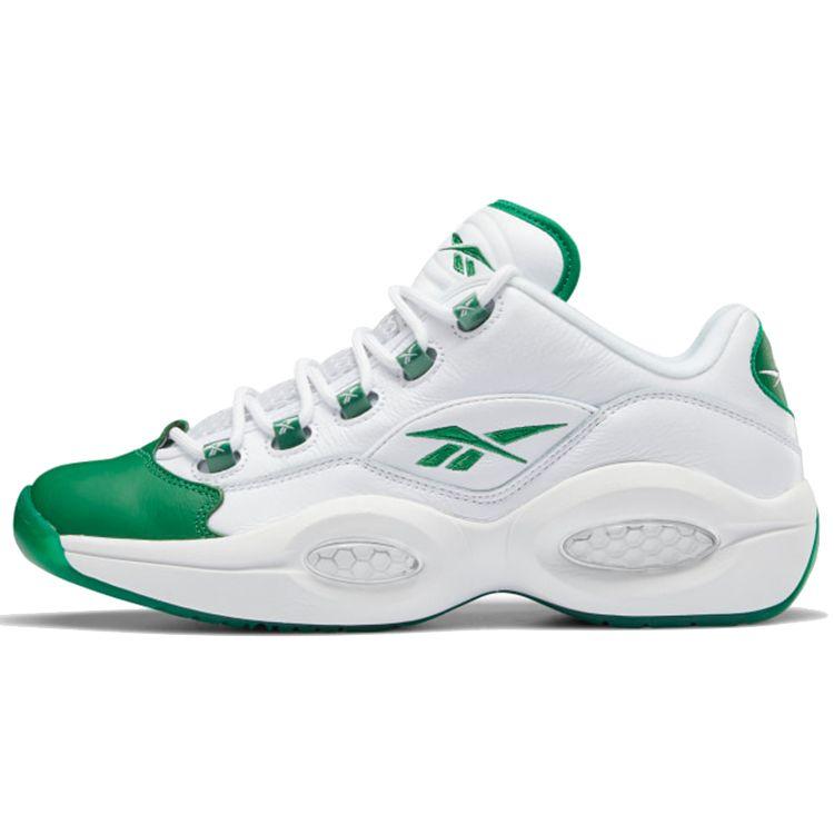 Reebok Question Low Green Toe Мужские кроссовки белые Glen-Green Cloud-White GZ0367 42