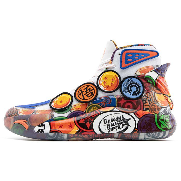 Anta Баскетбольные кроссовки KT5 Leather Dragon Ball Super Klay Thompson Velcro Slip с высоким верхом, легкие, мужские, баскетбольные кроссовки 112011101-15 43