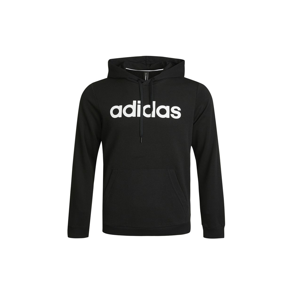Adidas Neo с буквенным принтом и логотипом, пуловер с капюшоном, мужская толстовка с капюшоном, черный GP4875 S