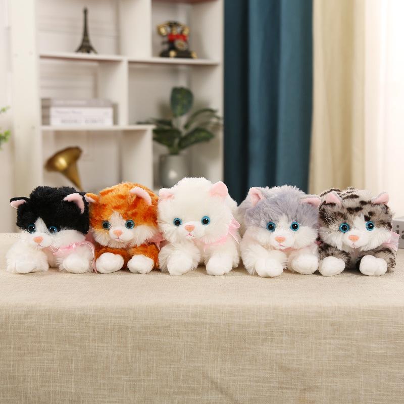 Имитация кошки, плюшевая игрушка, кукла, кукла-котенок, кукла, вечерние кошки, декоративная подушка, детский подарок на день рождения, оптовая продажа, подарок на день рождения, праздничная подушка 30cm