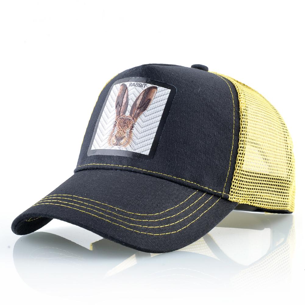 Бейсболка женская мода Snapback хип-хоп кепки дальнобойщика мужчины бейсболка с нашивкой Rubbit сетчатая шляпа 56-59CM серый
