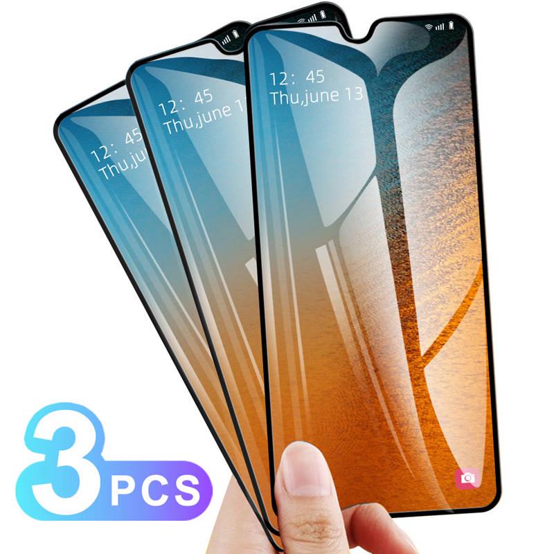 3 шт. Полная защита экрана для Samsung Galaxy A15 A52 A55 A54 для iPhone 16 Pro XiaoMi Mi 9 RedMi Note 14 12 13 15 Huawei закаленное стекло Honor 7A Prime чёрный