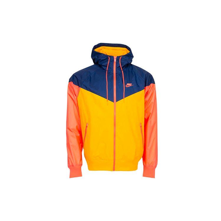 Nike Woven Hooded Jacket Мужская верхняя одежда Желтый Синий AR2192-739 XXL