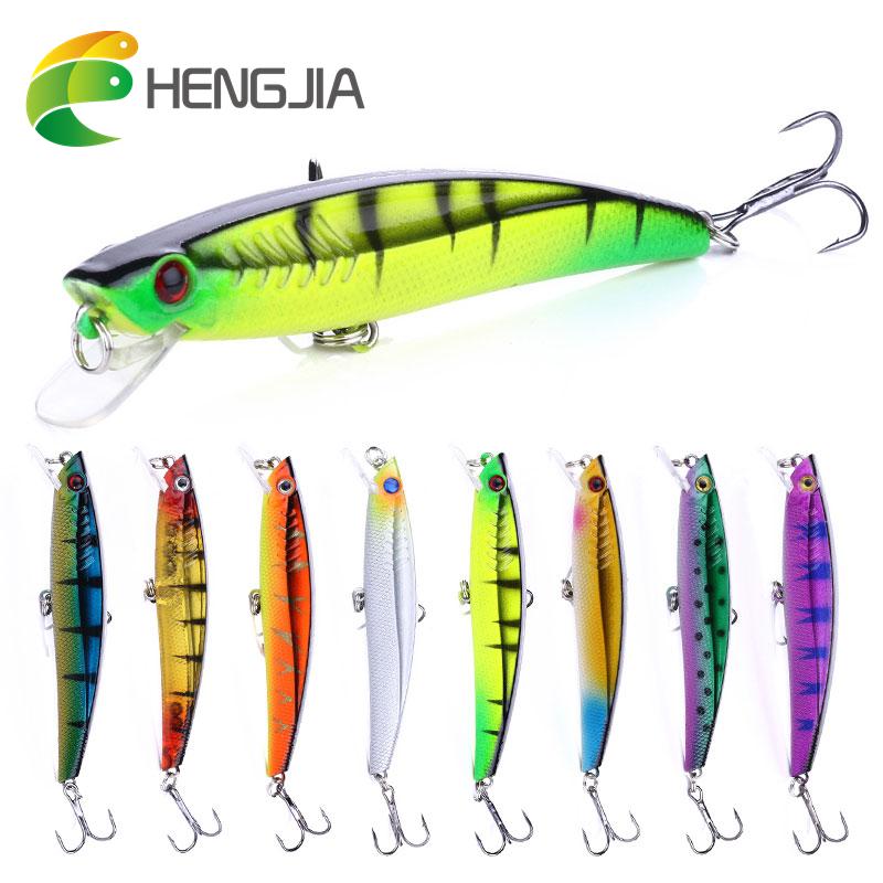 1 шт. HENGJIA 9,3 см 10,4 г пластиковая приманка для ловли гольяна аксессуары для ловли карпа для окуня и форели