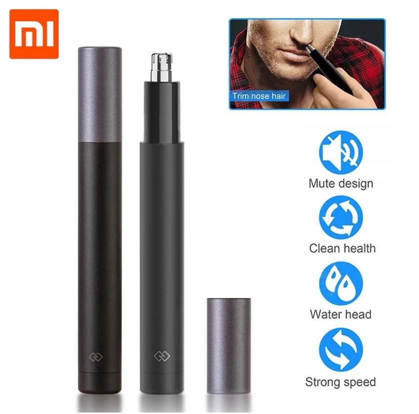 Xiaomi Huanxing мини-электрический триммер для волос в носу, острое лезвие, моющийся, портативный, водонепроницаемый, для ежедневного использования чёрный