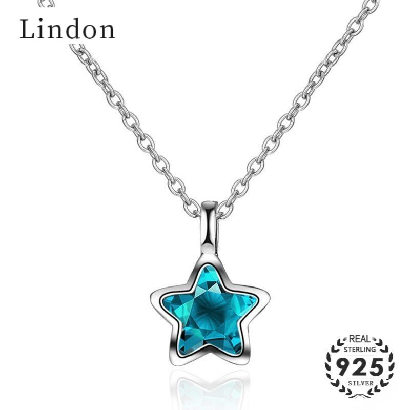 Модное ожерелье Lindon с подвеской в ​​форме звезды для женщин, подарочные ювелирные изделия для свадебной вечеринки
