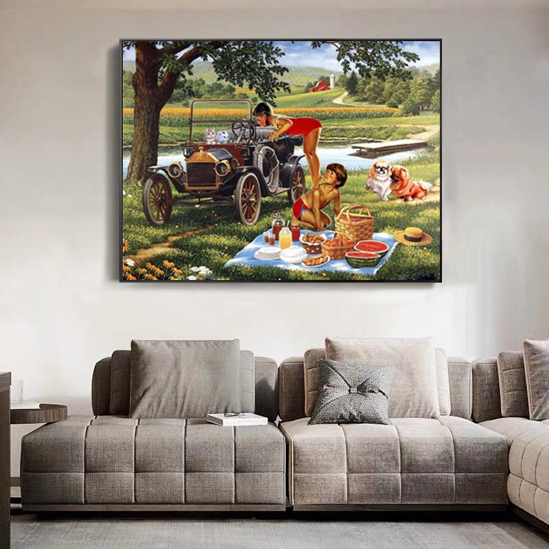 5d Алмазная картина Алмазная вышивка Крестом Рукоделие Горный хрусталь 20X30CM