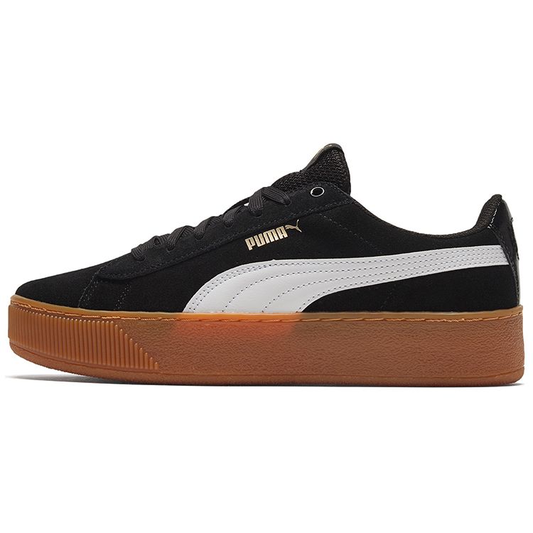Puma Vikky Platform Black Gum Женские кроссовки белые 363287-10 35.5