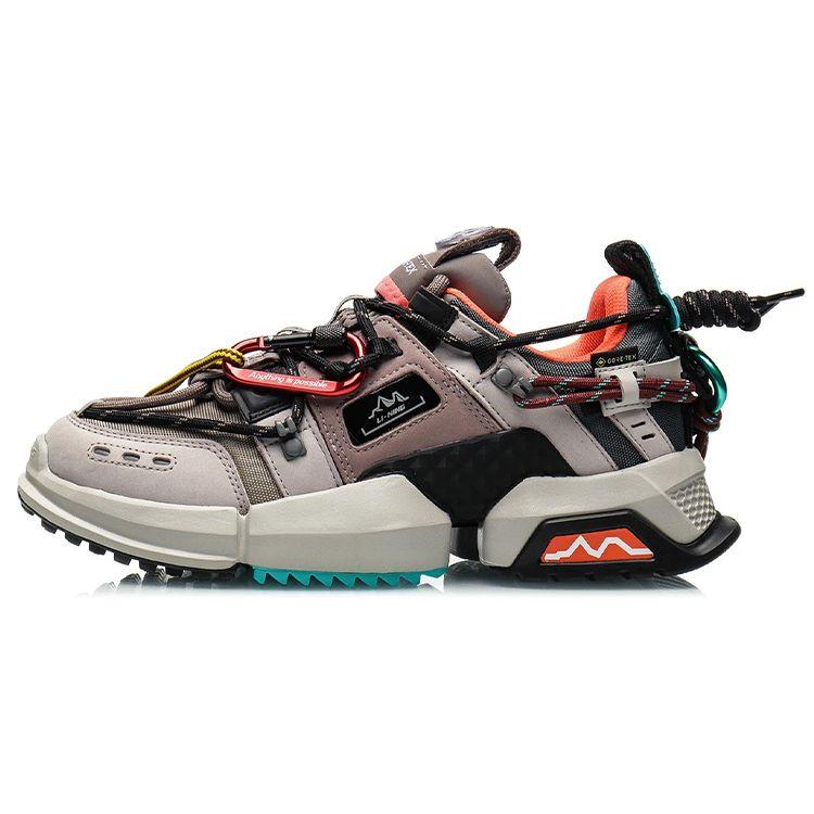 Li-Ning Titan GTX Бело-коричневые женские кроссовки AGLQ138-2 35⅔