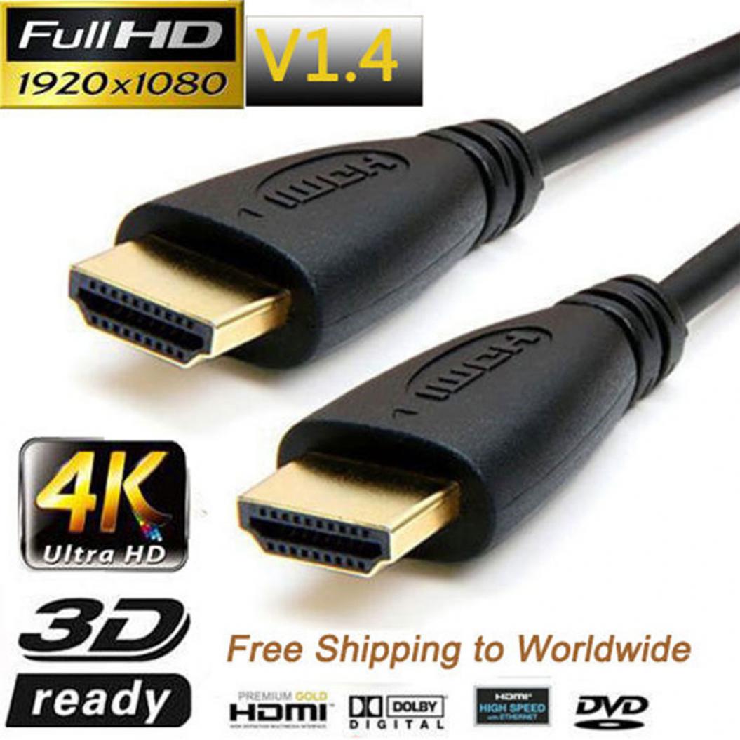   Joom 1M 1080P HDMI V1.4 Высокоскоростной кабель «папа-папа» для HD-телевизора ЖК-проектора