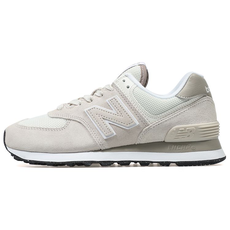 Кроссовки унисекс New Balance 574 цвета слоновой кости кремово-бежевые U574SE2 44