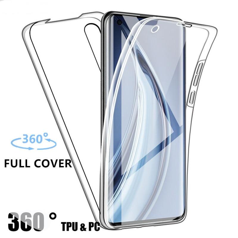 Защитный чехол на 360 градусов для POCO M3 X3 NFC Xiaomi Mi 11 10T A3 Note 10 Lite Fundas Redmi Note 9S 9 Pro 9A 9C 9AT 8 8T 8A, мягкий силиконовый чехол Redmi Note 9S чистый