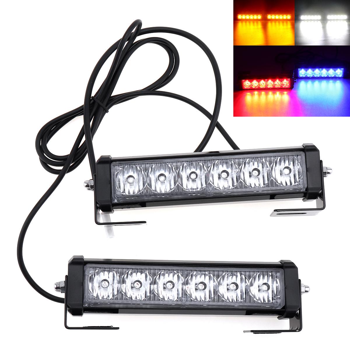 Сигнальные огни 36W 12V стробоскопический сигнальный фонарь для двигателя грузовика, светодиодный индикатор полицейского аварийного освещения синий