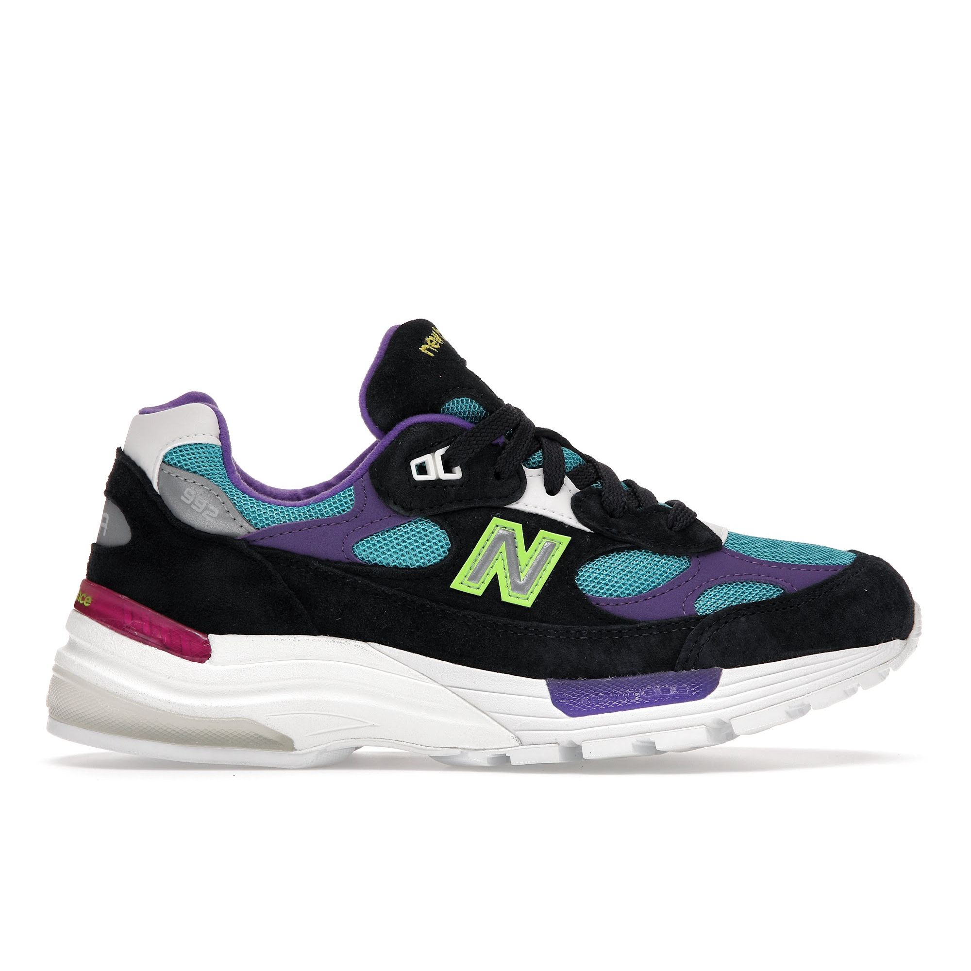Мужские кроссовки New Balance YCMC x 992 Made in USA Rewind Black Navy Cyan M992YC 40
