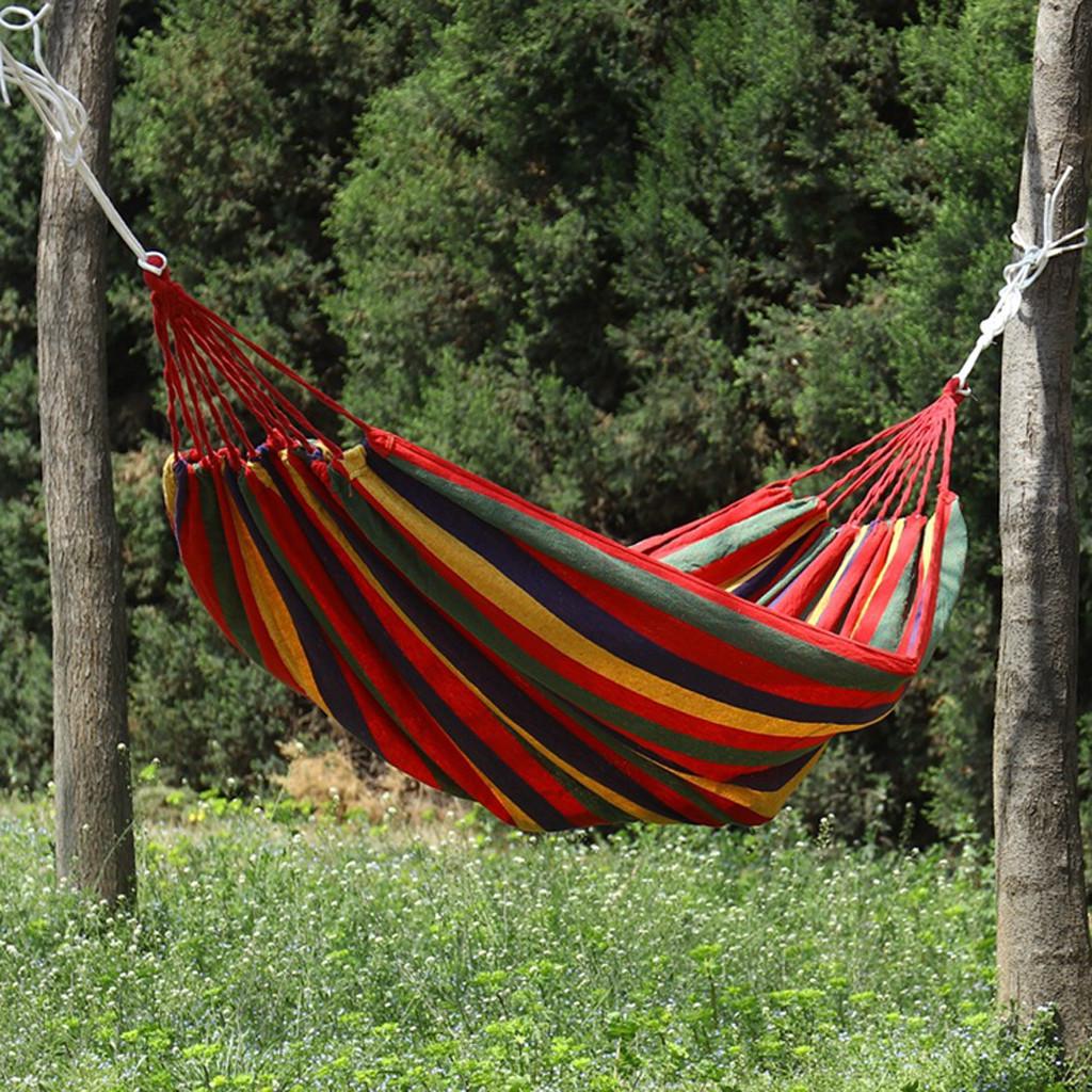 Ramidos Comfort Прочность Полосатый Подвесной Стул Большой Стул Гамаки 260X100CM 260X100CM красный