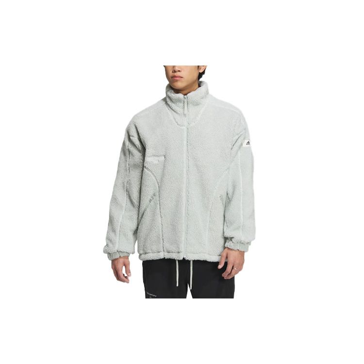 Adidas Sportswear Lounge Jacket с однотонной биркой Куртки унисекс серебристо-серые IQ1367 XXL