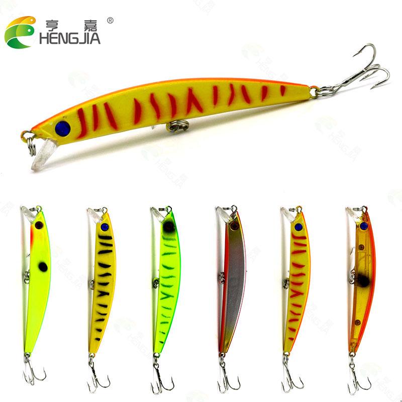 Hengjia, 1 шт., реалистичная приманка для щуки, воблер Minnow, жесткая приманка, рыболовные снасти, тип дайвинга